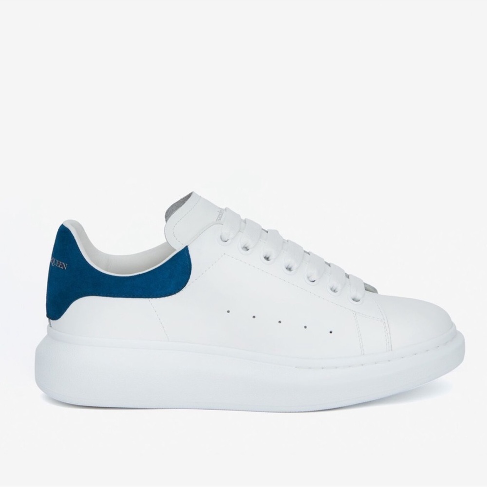 Alexander McQueen  White and Blue Sneakers